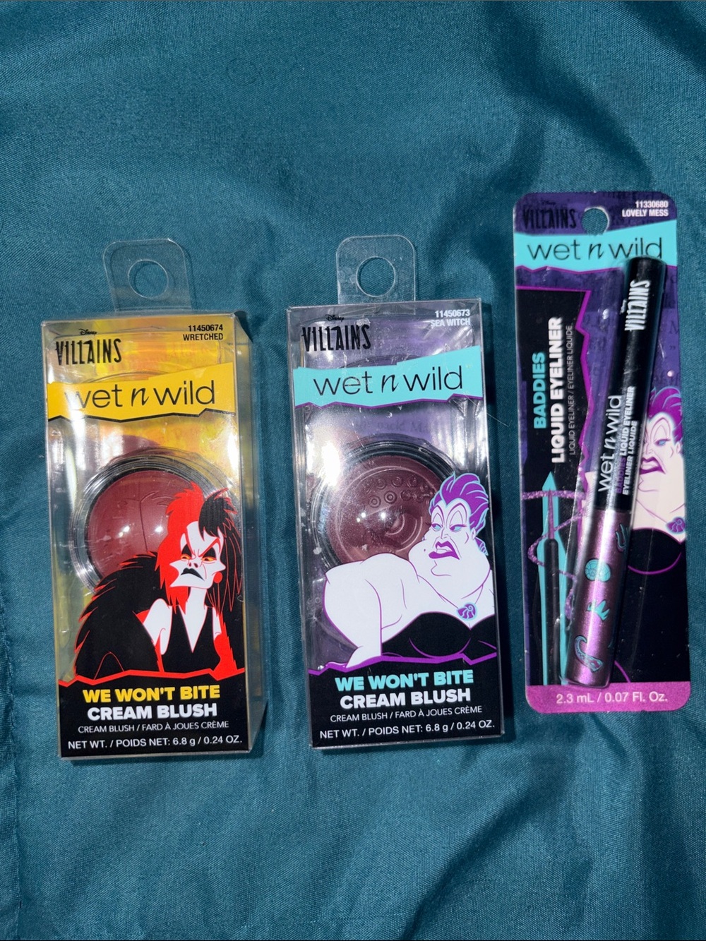 Wet n Wild Disney Villains 2 - Cream Blush Duo & Liquid Eyeliner